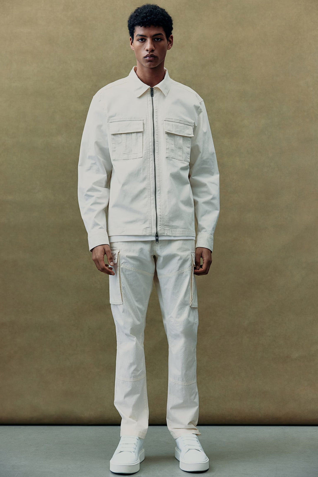 H&M Regular-Fit Twill Overshirt