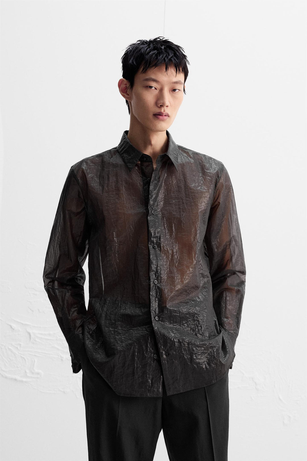 ZARA LIMITED EDITION SEMI-SHEER SHIRT