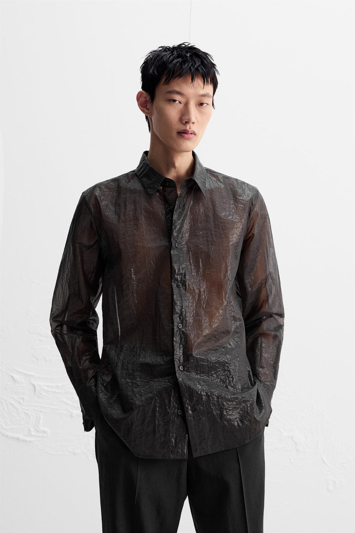 ZARA LIMITED EDITION SEMI-SHEER SHIRT