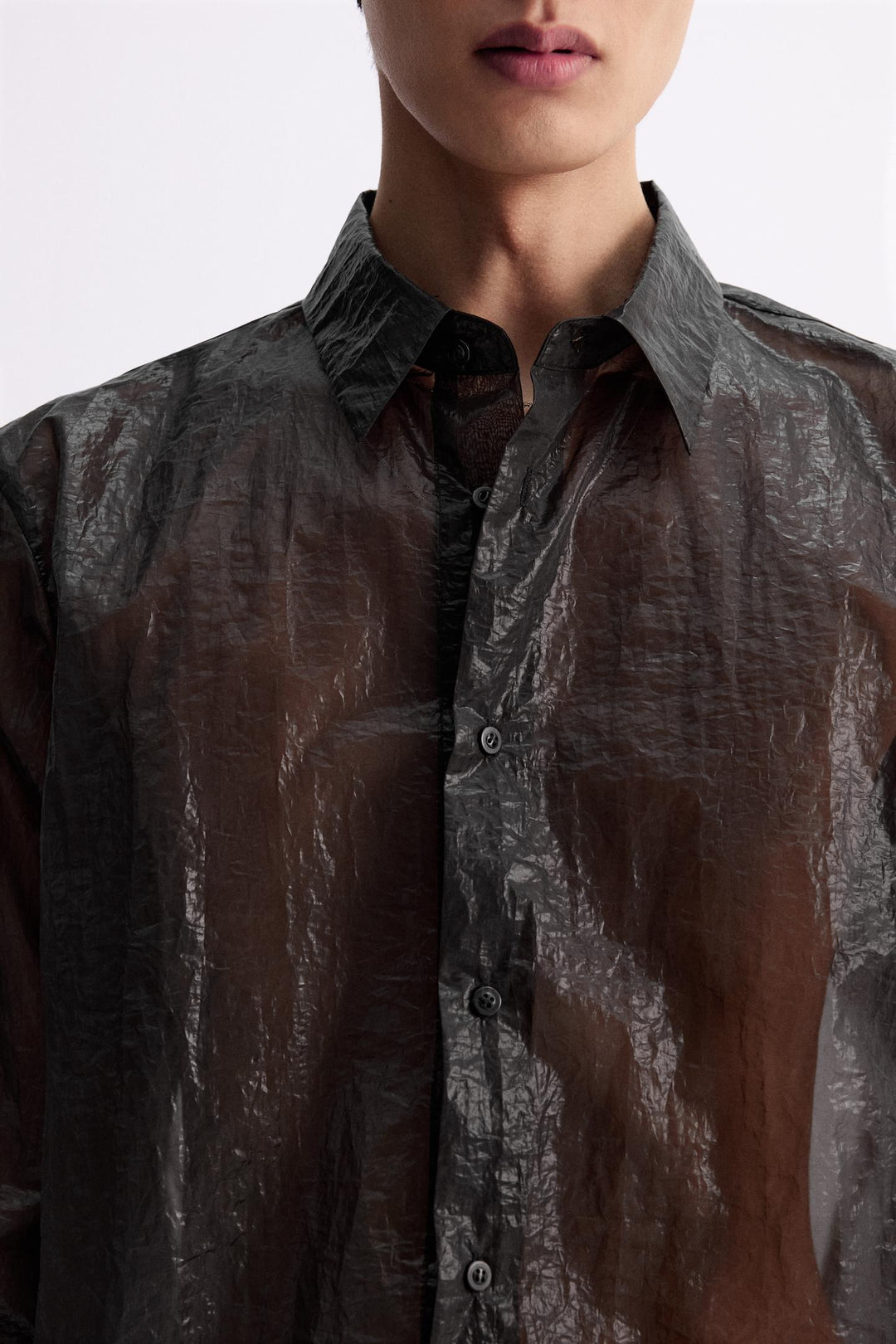 ZARA LIMITED EDITION SEMI-SHEER SHIRT