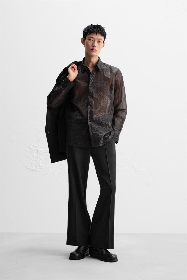 ZARA LIMITED EDITION SEMI-SHEER SHIRT