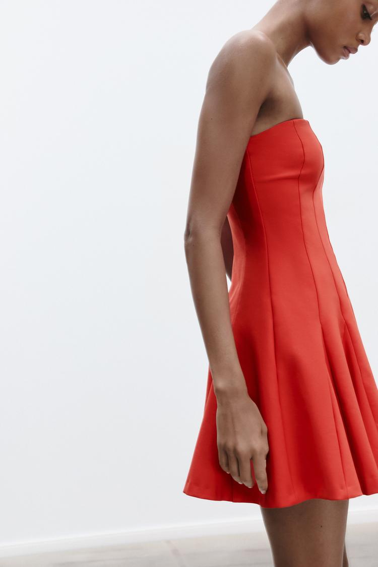 ZARA GODETS SHORT DRESS