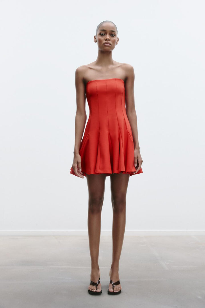 ZARA GODETS SHORT DRESS