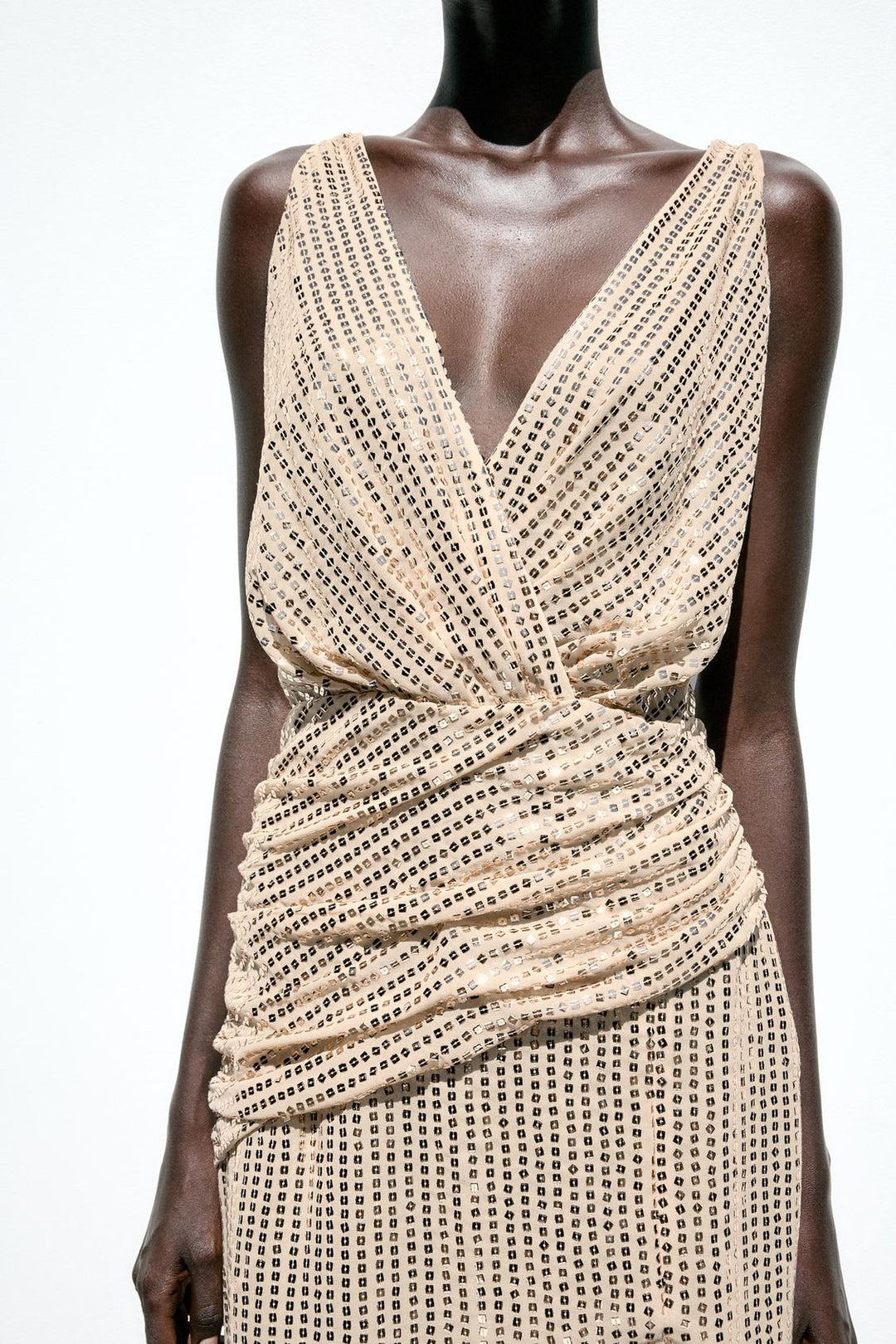 ZARA SEQUIN MIDI DRESS