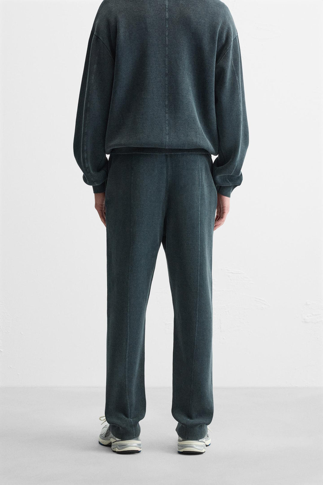 ZARA WASHED KNIT JOGGER PANTS