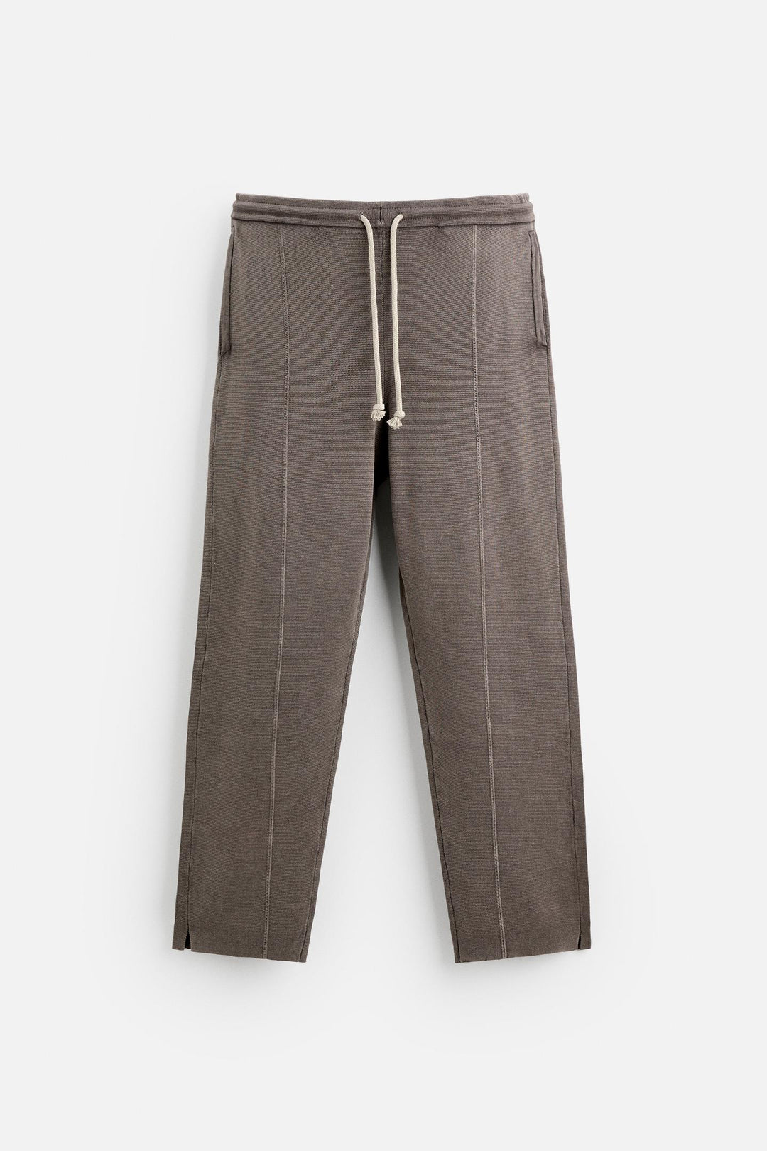 ZARA WASHED KNIT JOGGER PANTS