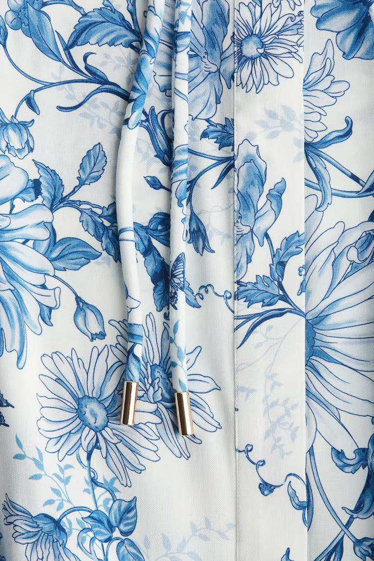 H&M Long Puff-Sleeved Dress