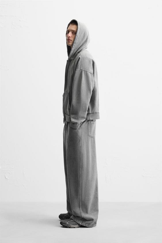 Zara WASHED HOODIE