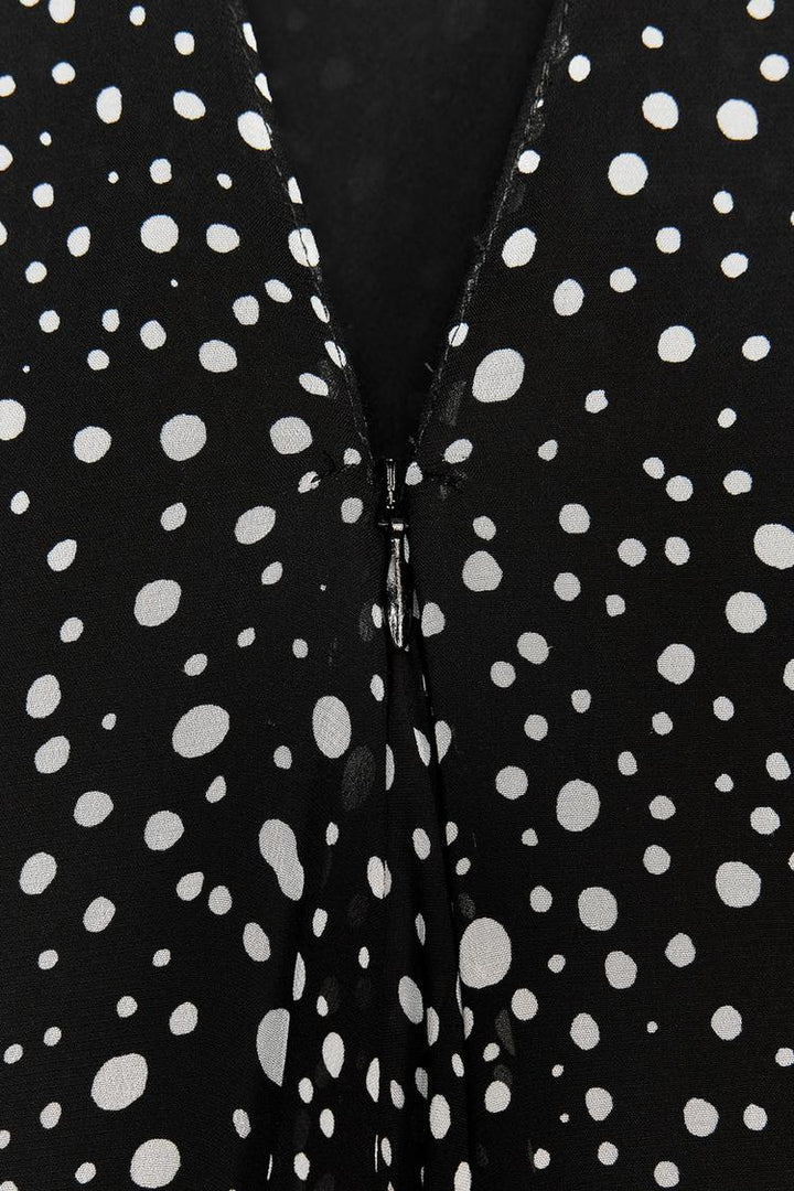 ZARA ZW COLLECTION POLKA DOT MINI DRESS