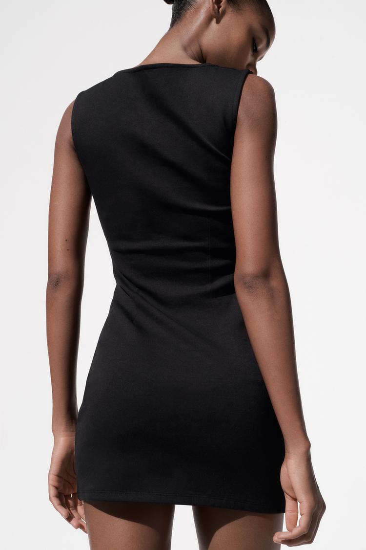 ZARA BELTED MINI DRESS
