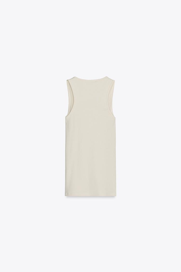 ZARA COTTON MODAL TANK TOP