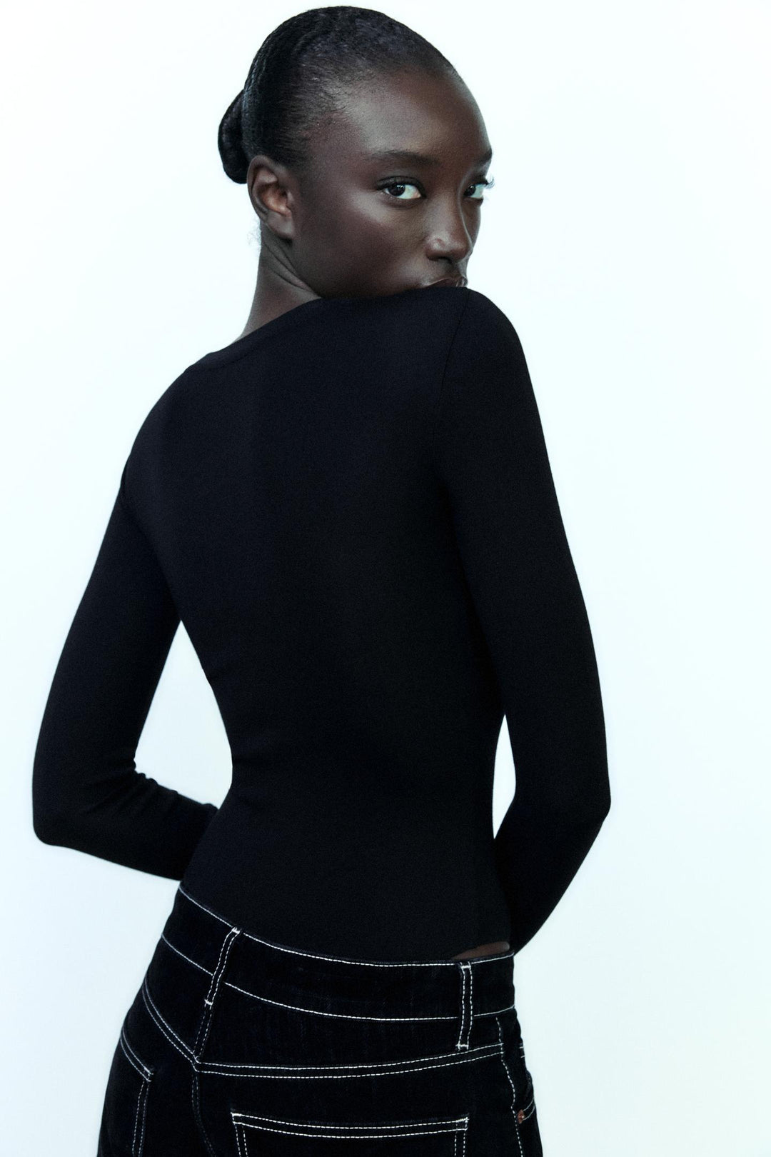 ZARA COTTON MODAL BODYSUIT