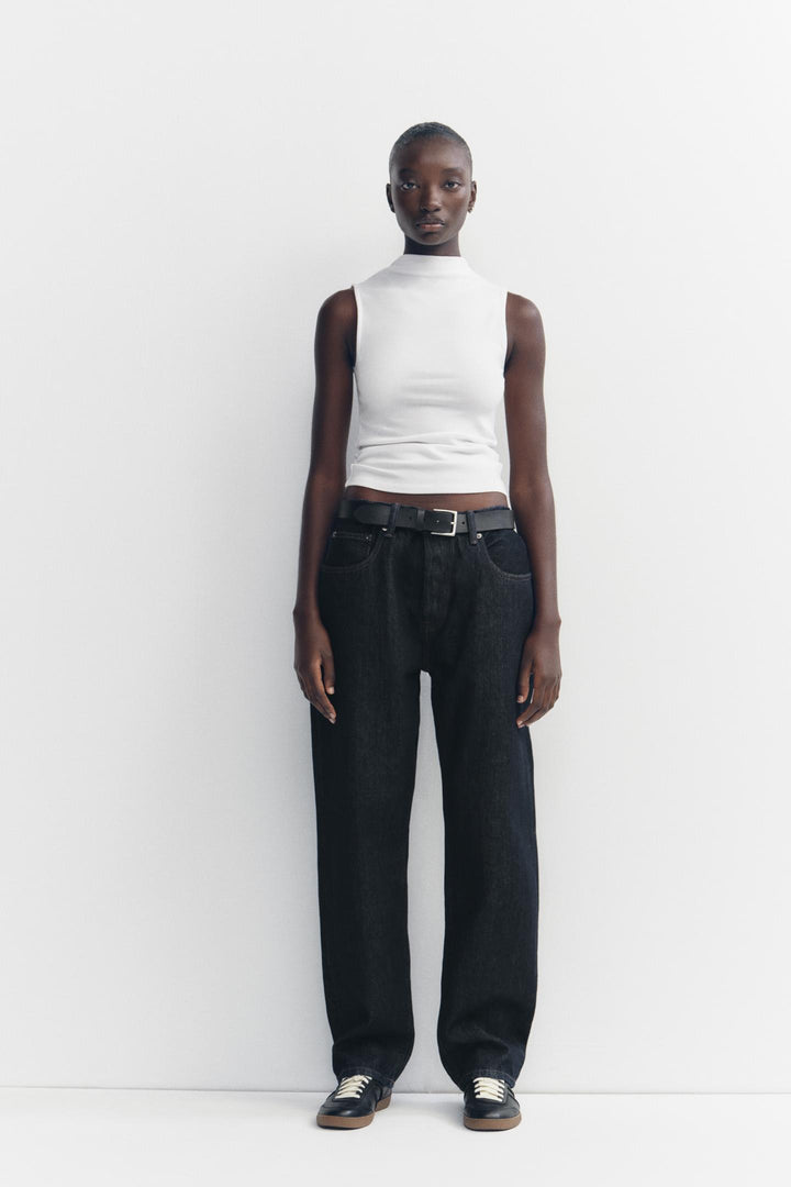 ZARA COTTON MODAL TOP