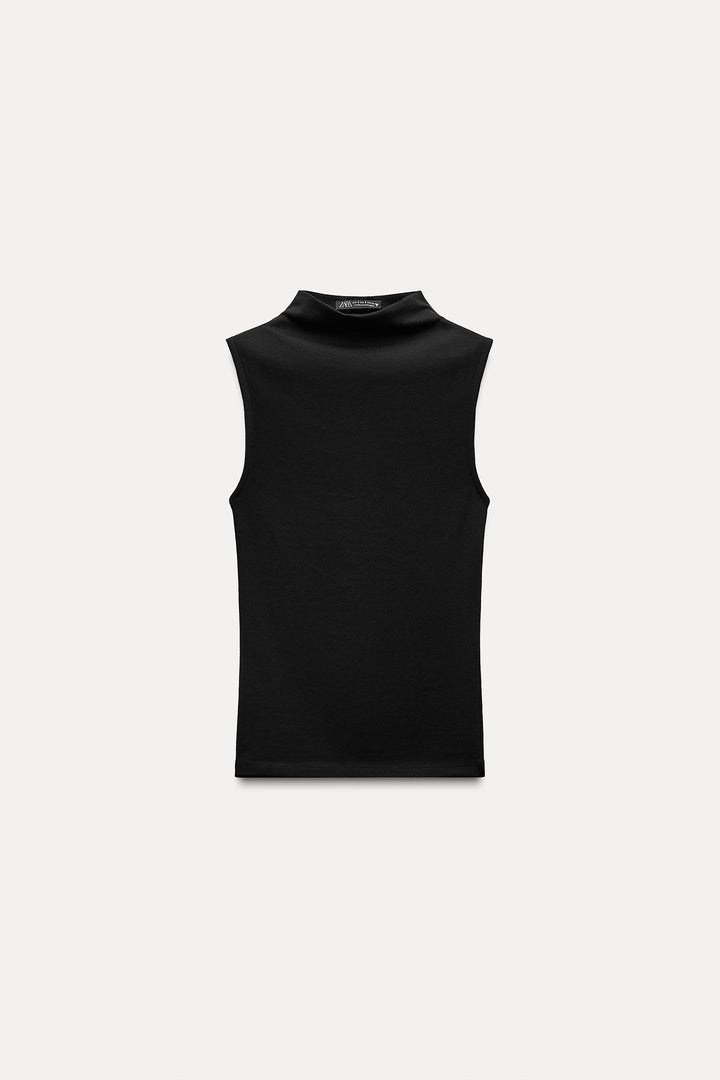 ZARA COTTON MODAL TOP