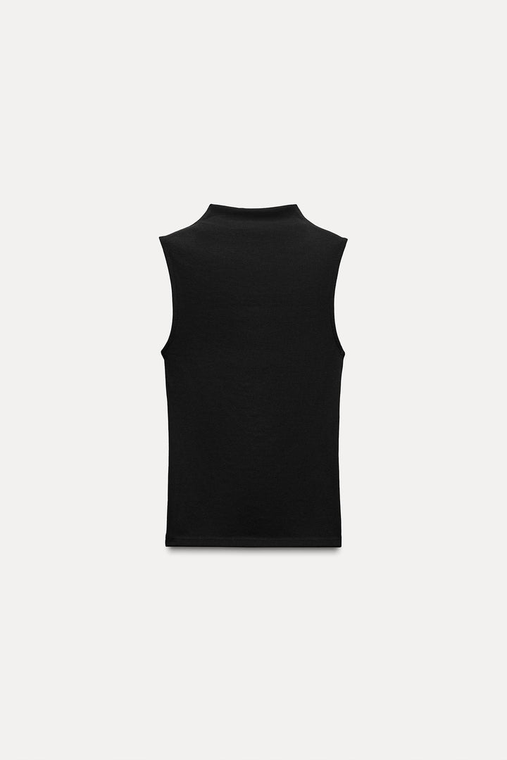 ZARA COTTON MODAL TOP
