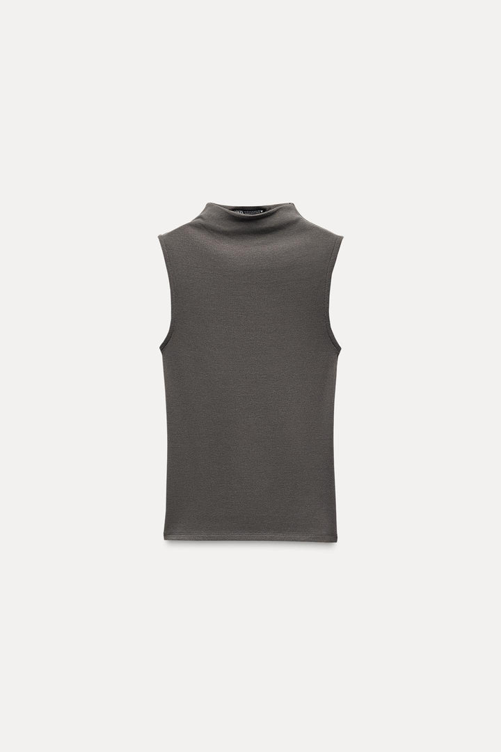 ZARA COTTON MODAL TOP