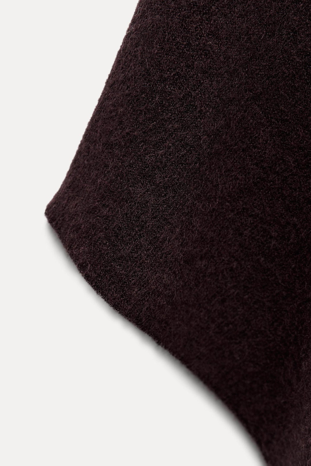 ZARA ASYMMETRIC KNIT CAPE