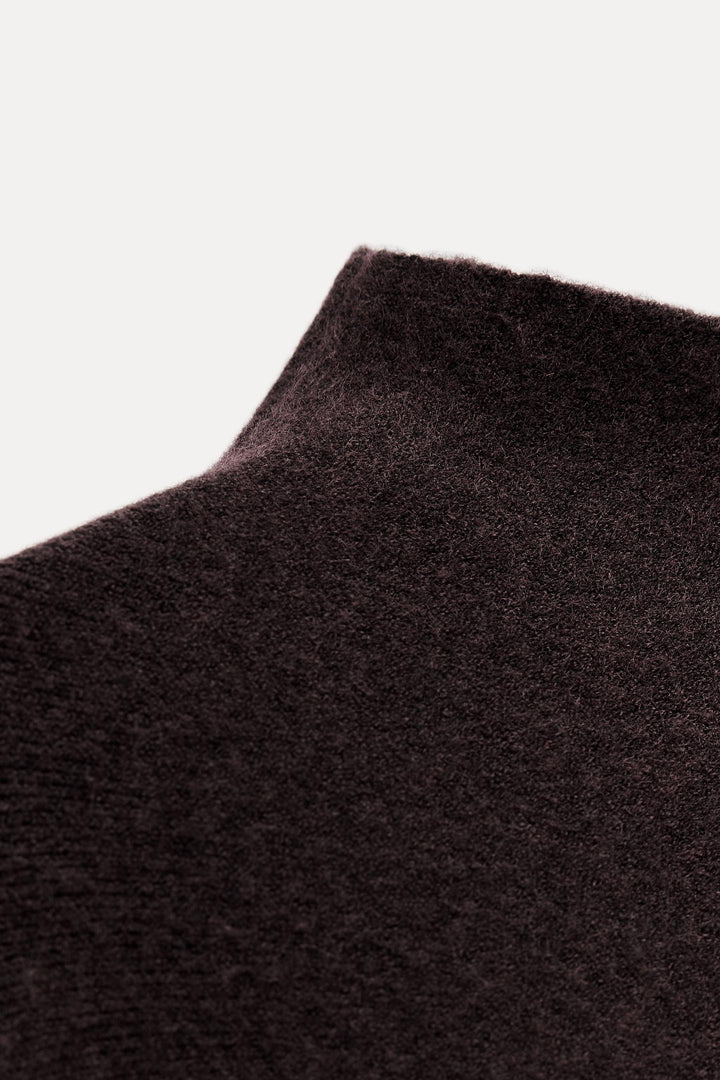 ZARA ASYMMETRIC KNIT CAPE