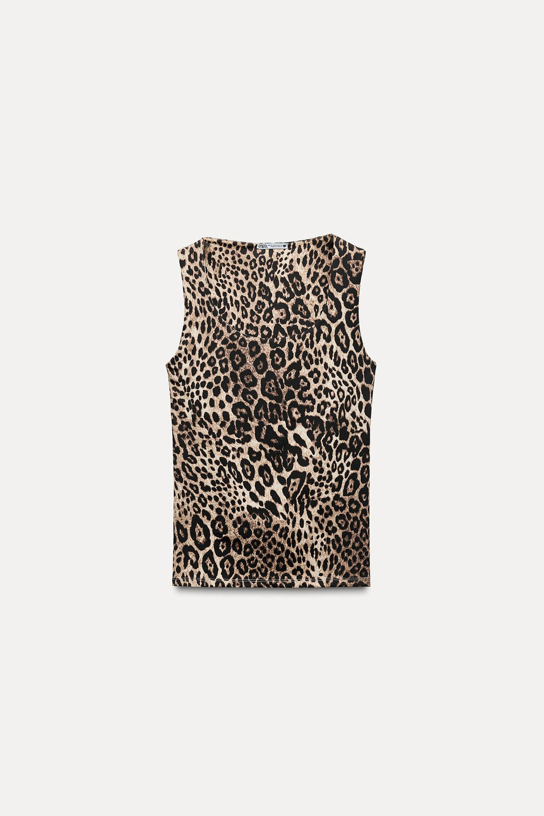 ZARA WIDE STRAP POLYAMIDE TOP