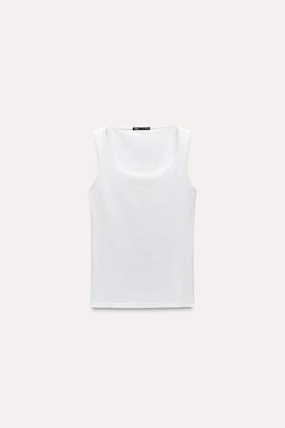 ZARA WIDE STRAP POLYAMIDE TOP