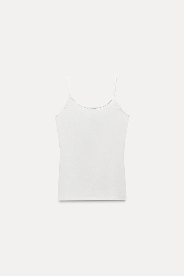 ZARA POLYAMIDE SPAGHETTI STRAP CAMISOLE
