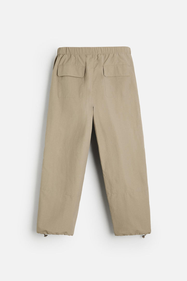ZARA TECHNICAL WATER REPELLENT PARACHUTE PANTS