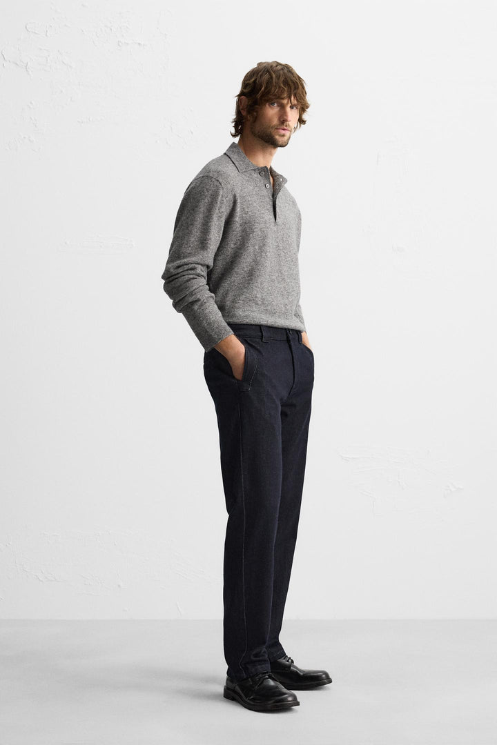 ZARA DENIM CHINO PANTS