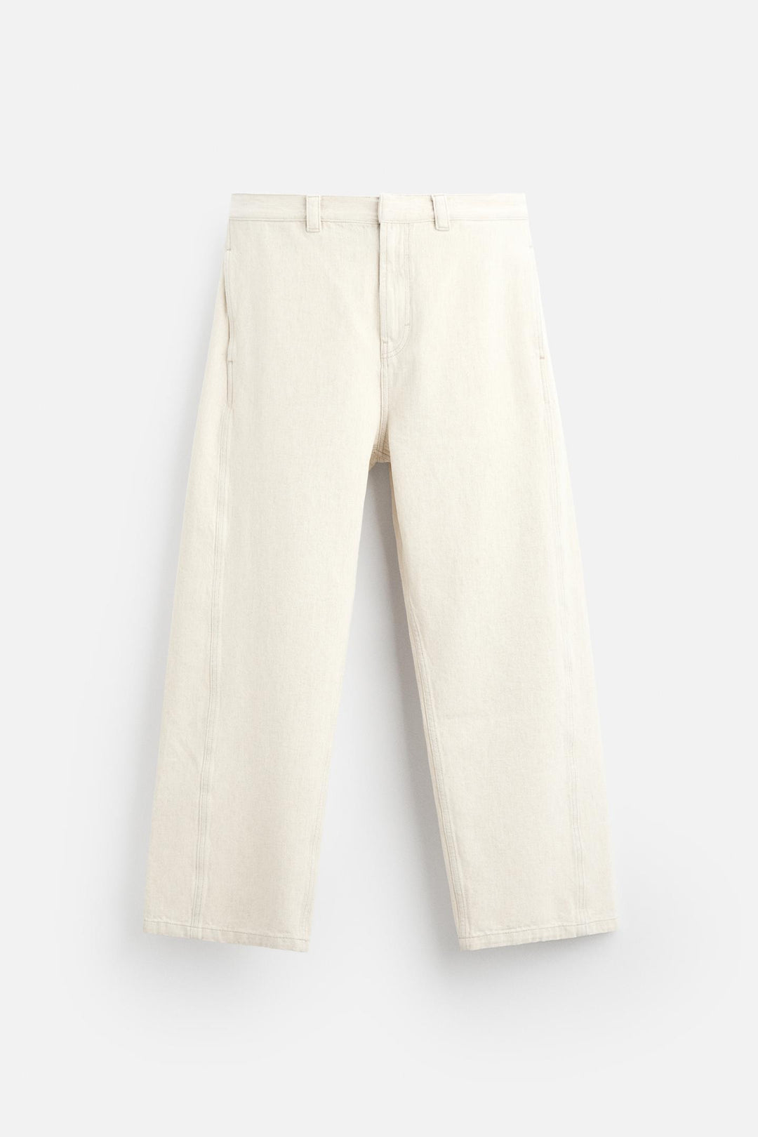 ZARA RELAXED FIT COTTON - HEMP JEANS