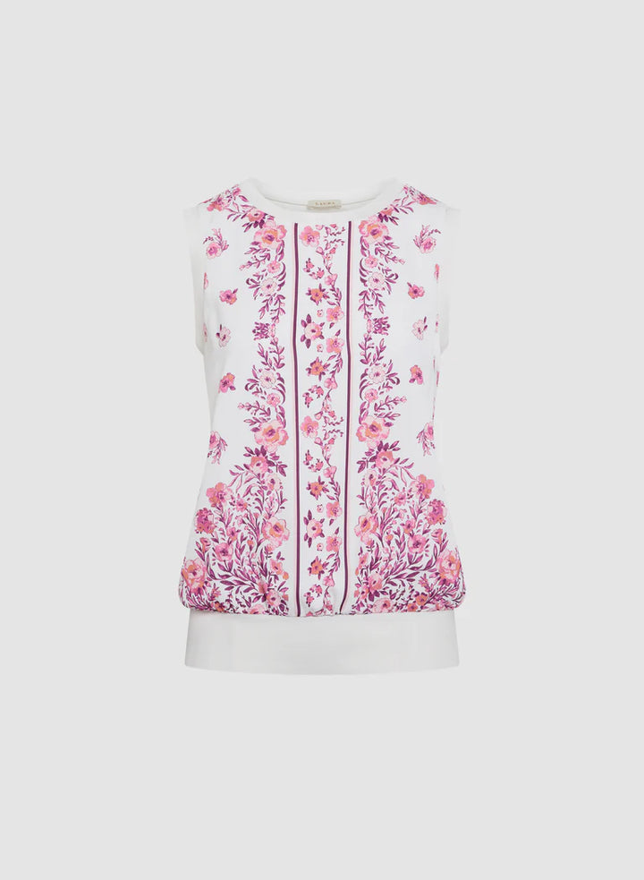 LAURA Floral Print Sleeveless Top