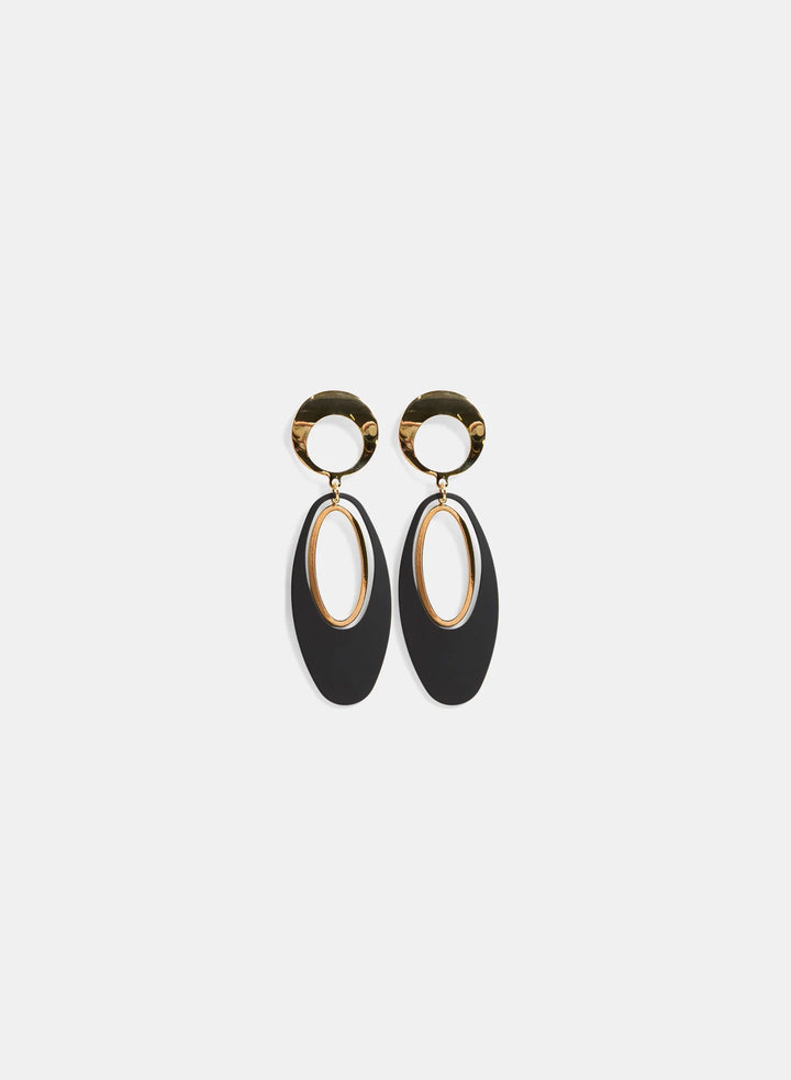 Laura Oval Dangle Earrings