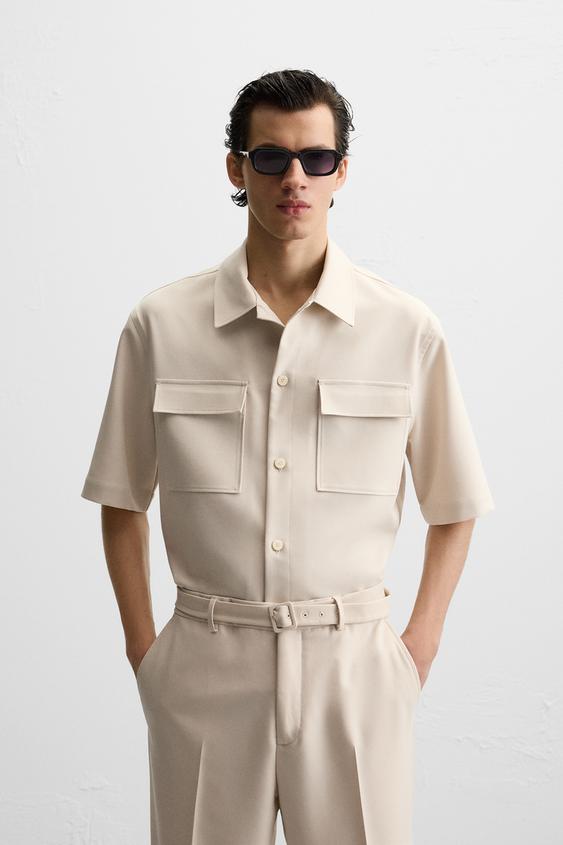 Zara RELAXED FIT OVERSHIRT