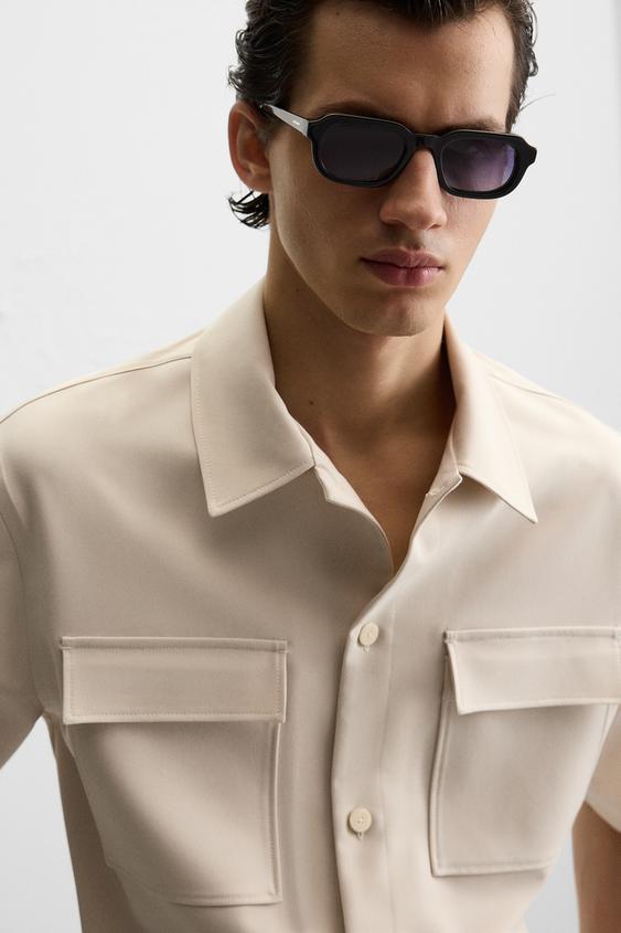 Zara RELAXED FIT OVERSHIRT