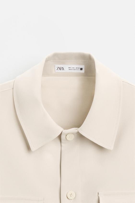 Zara RELAXED FIT OVERSHIRT