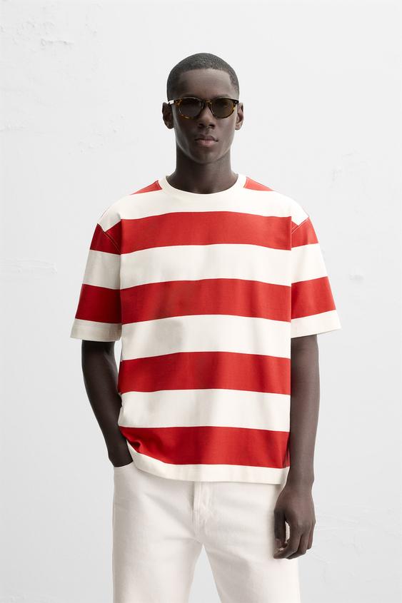 Zara STRIPED T-SHIRT