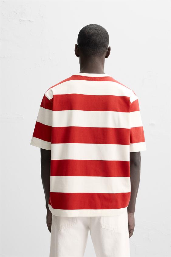 Zara STRIPED T-SHIRT
