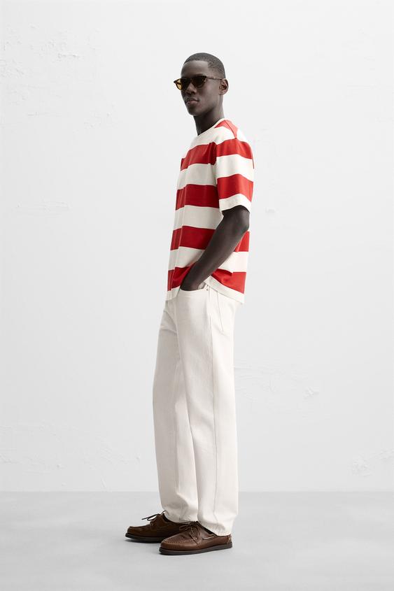 Zara STRIPED T-SHIRT