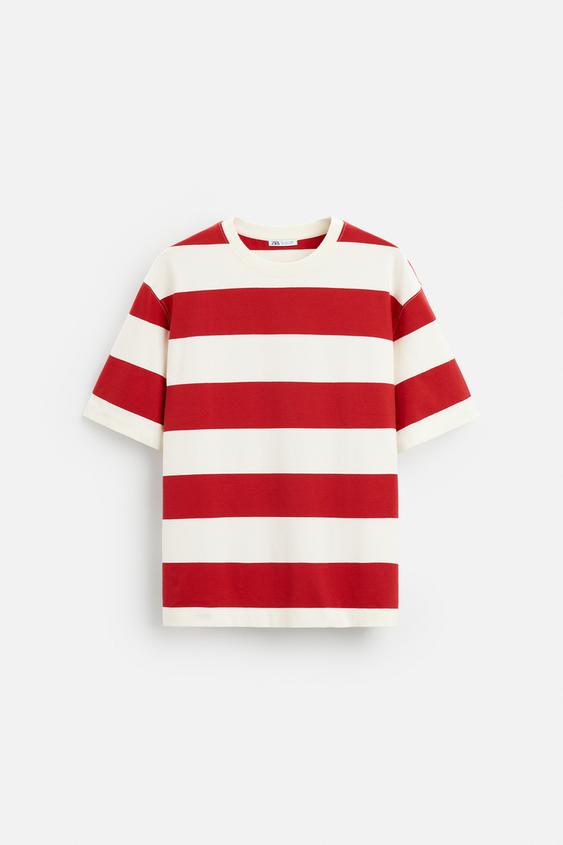 Zara STRIPED T-SHIRT