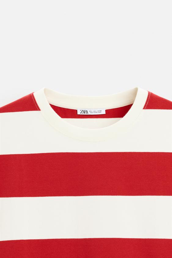 Zara STRIPED T-SHIRT