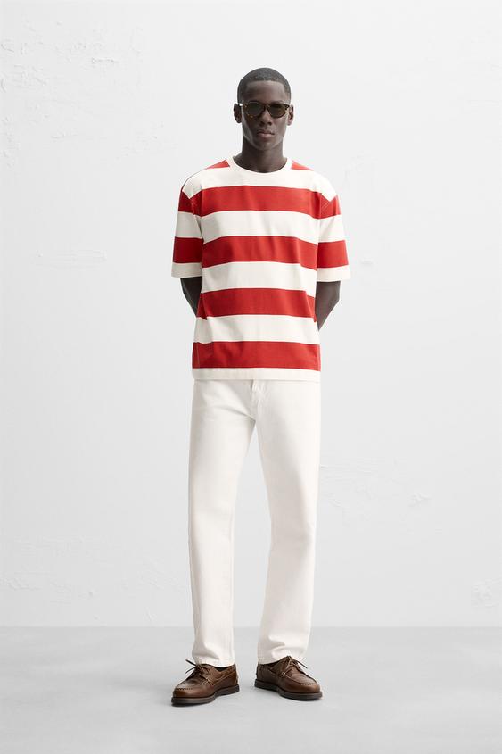 Zara STRIPED T-SHIRT