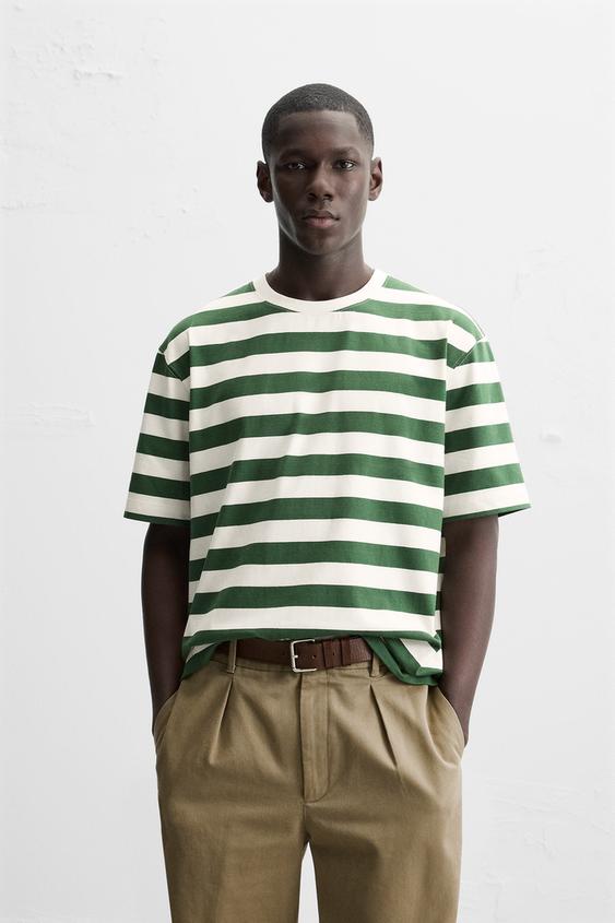 Zara STRIPED T-SHIRT