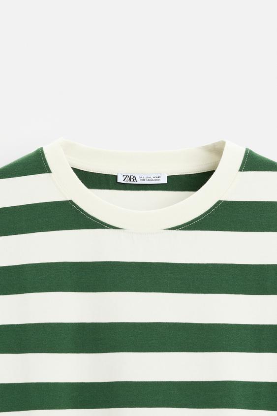 Zara STRIPED T-SHIRT
