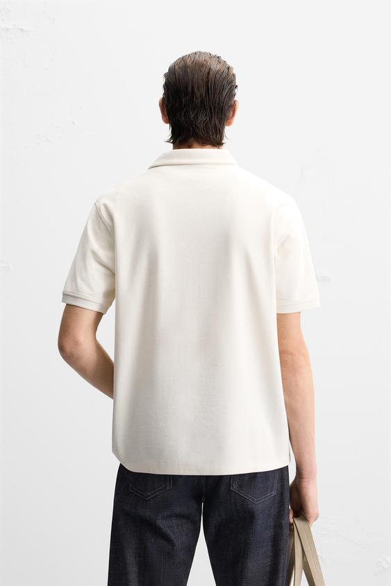 Zara TEXTURED POLO