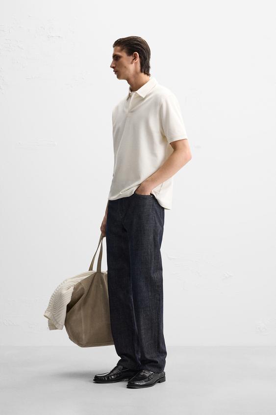 Zara TEXTURED POLO