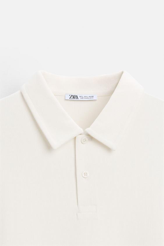 Zara TEXTURED POLO
