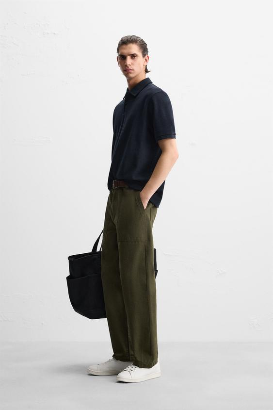 Zara TEXTURED POLO