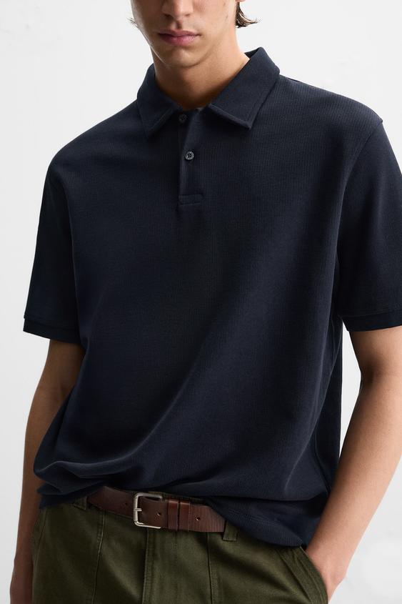 Zara TEXTURED POLO