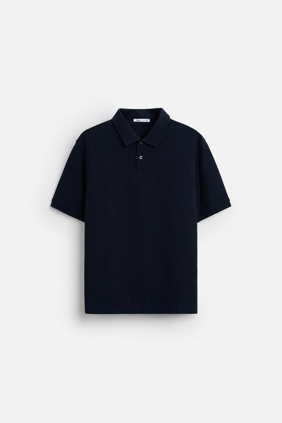 Zara TEXTURED POLO