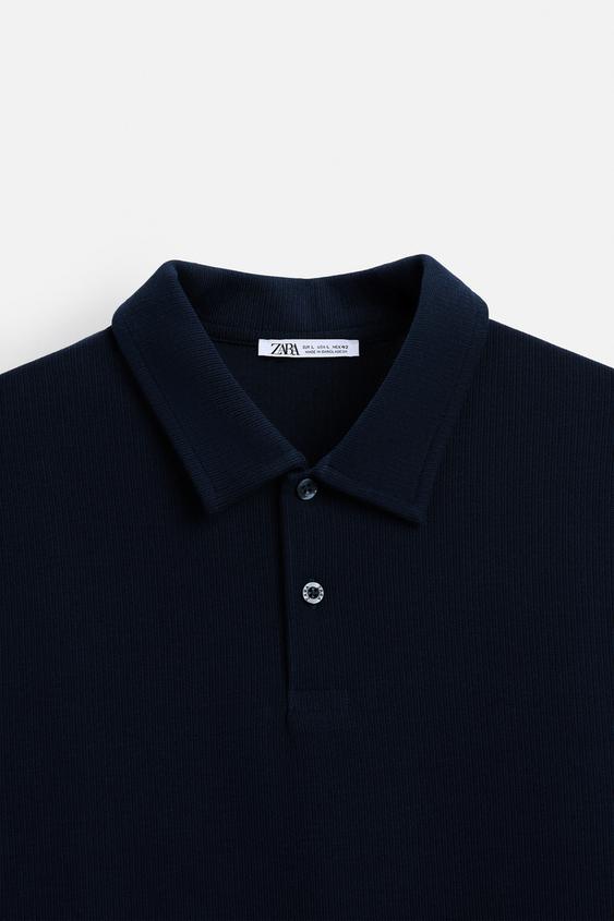 Zara TEXTURED POLO