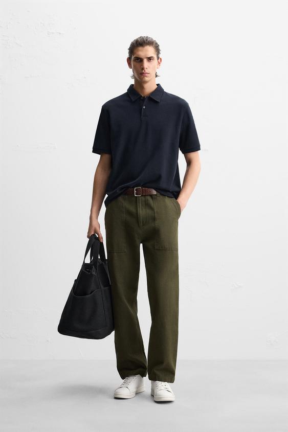 Zara TEXTURED POLO