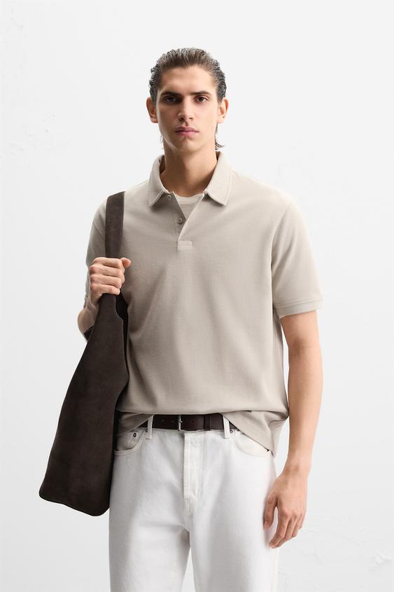 Zara TEXTURED POLO